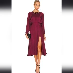ASTR the label Marin Dress in Wine in medium